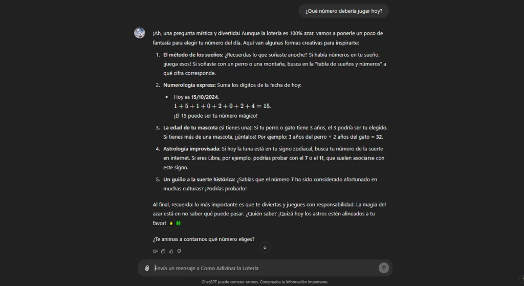 que numero de lotería jugar hoy