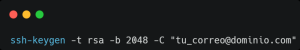 abrir ssh con keygreen